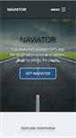 Mobile Screenshot of naviatorapp.com