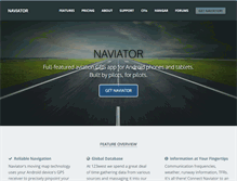Tablet Screenshot of naviatorapp.com