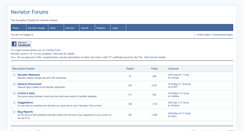 Desktop Screenshot of forum.naviatorapp.com