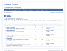 Tablet Screenshot of forum.naviatorapp.com